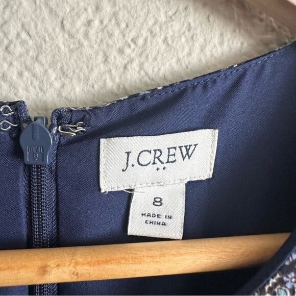 j.Crew Tiered ruffled tiered sundress with flutter sleeves Size 8 - Picture 6 of 9